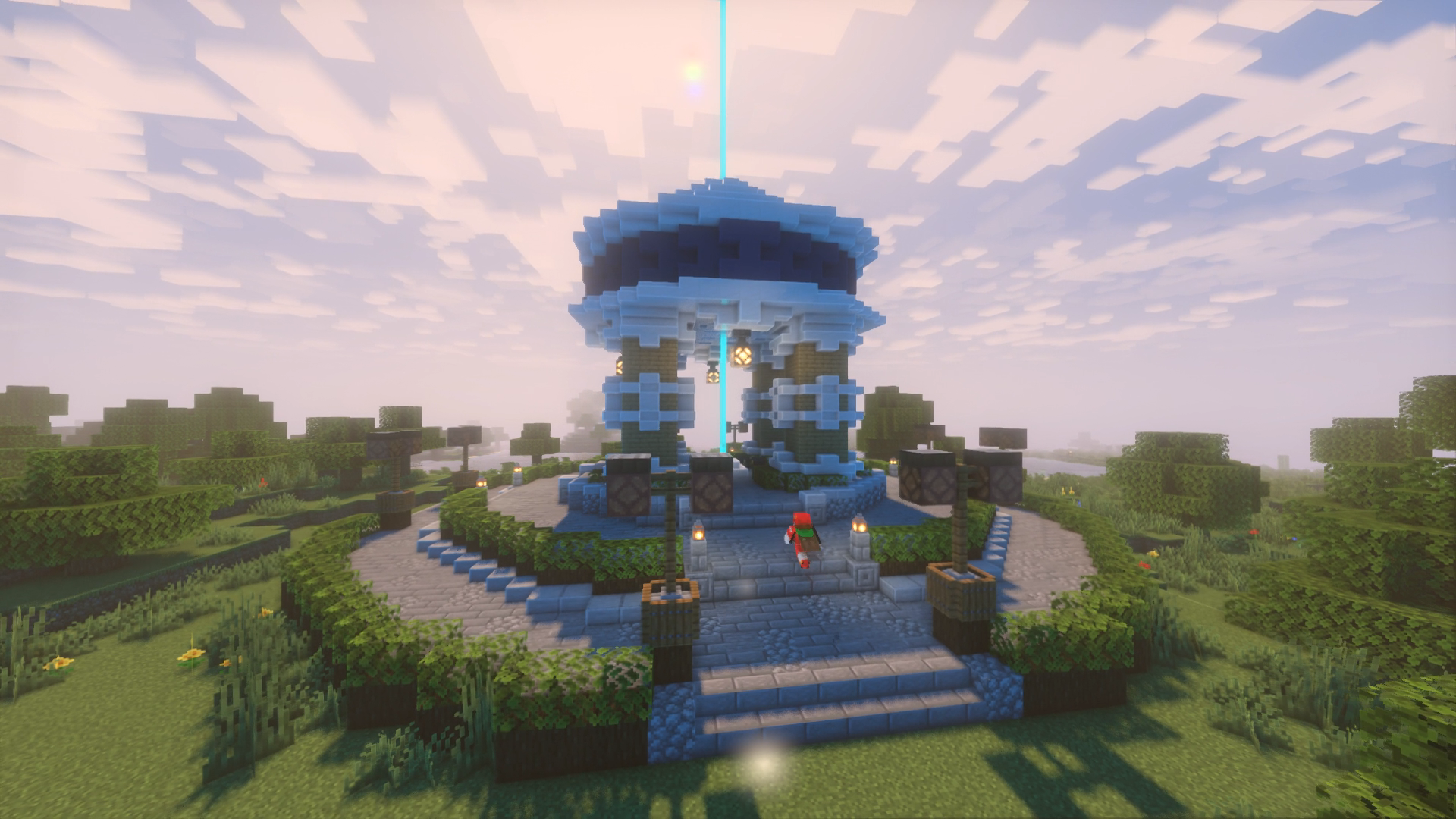 UriXMC spawn and landmark tower